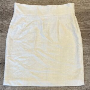 ANTONIO MELANI Elegant Cream Pencil Skirt Size 8